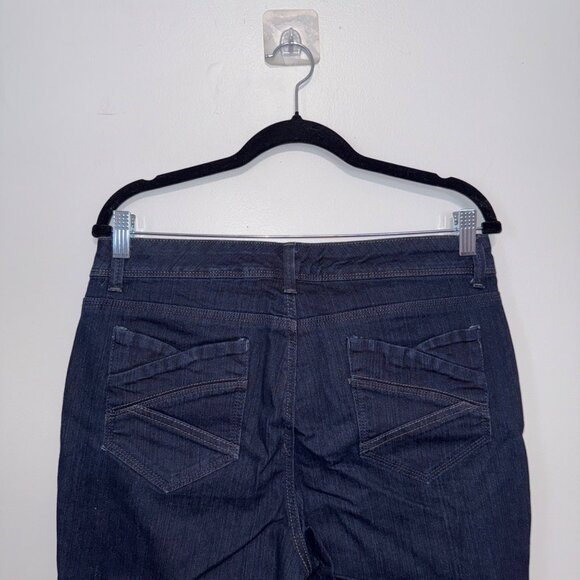 Gloria Vanderbilt Womens Dark Wash The Perfect Fit Capri Jeans Size 10 - Picture 5 of 5